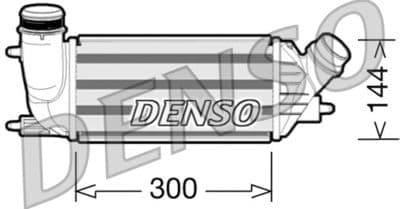 Radiador de aire de admisión DENSO DIT07001