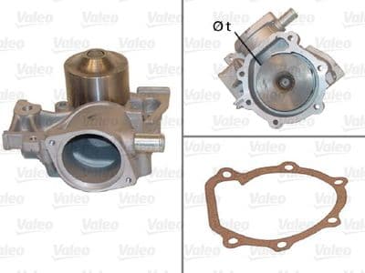 Bomba de agua, refrigeración del motor VALEO 506440