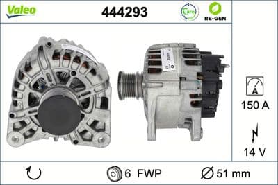 Alternador VALEO 444293