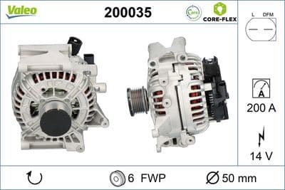 Alternador VALEO 200035