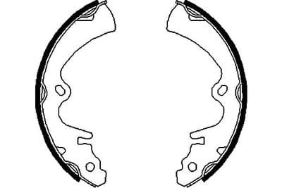 Juego de zapatas de frenos Kavo Parts BS-5402
