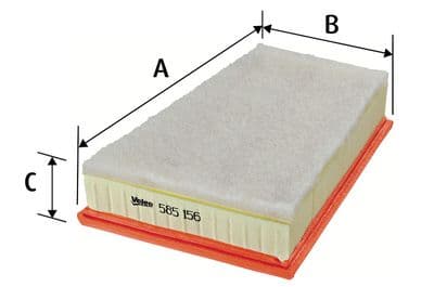 Filtro de aire VALEO 585156