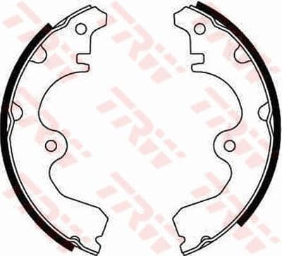 Juego de zapatas de frenos TRW GS8243