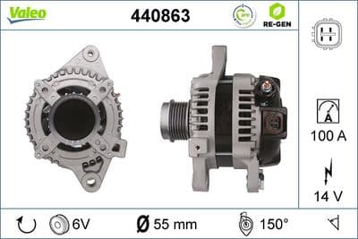 Alternador VALEO 440863