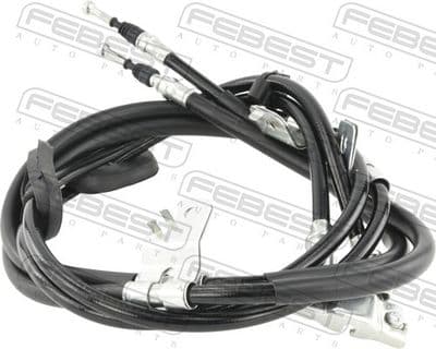 Cable de accionamiento, freno de estacionamiento FEBEST 18100-MOK