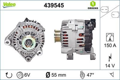 Alternador VALEO 439545