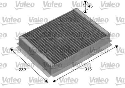 Filtro, aire del interior VALEO 715505