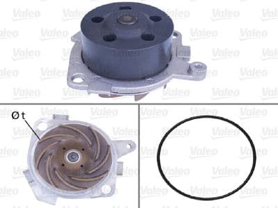Bomba de agua, refrigeración del motor VALEO 506518