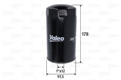 Filtro de aceite VALEO 586150