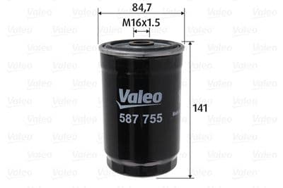 Filtro combustible VALEO 587755