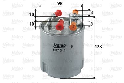 Filtro combustible VALEO 587544