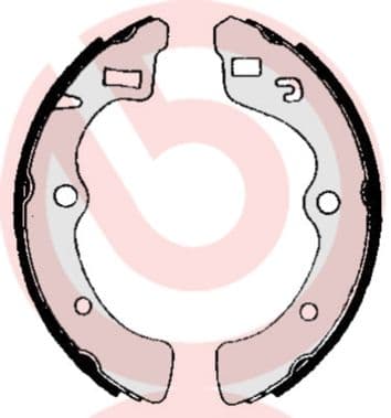 Juego de zapatas de frenos BREMBO S 28 503