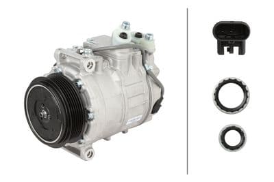 Compresor, aire acondicionado HELLA 8FK 366 204-381