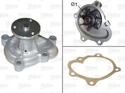 Bomba de agua, refrigeración del motor VALEO 506697