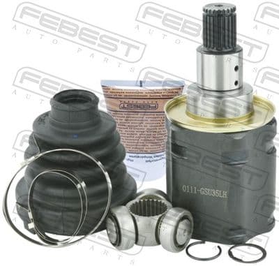 Juego de articulación, eje de transmisión FEBEST 0111-GSU35LH