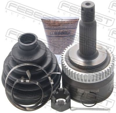 Juego de articulación, eje de transmisión FEBEST 2210-NSP27A48