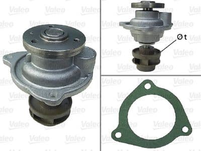 Bomba de agua, refrigeración del motor VALEO 506809