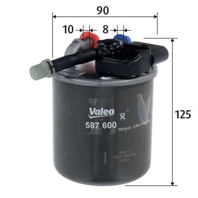 Filtro combustible VALEO 587600