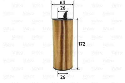 Filtro de aceite VALEO 586604