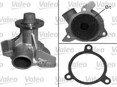 Bomba de agua, refrigeración del motor VALEO 506278