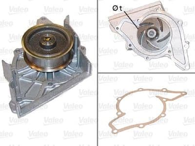 Bomba de agua, refrigeración del motor VALEO 506442
