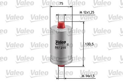 Filtro combustible VALEO 587215