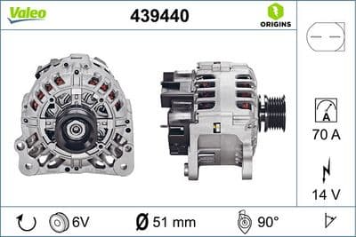 Alternador VALEO 439440