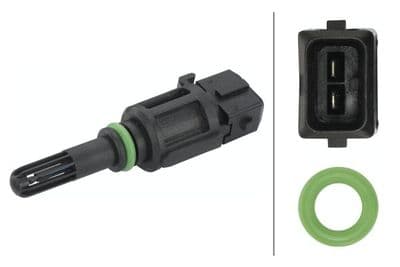 Sensor, temperatura del aire de admisión HELLA 6PT 009 109-131