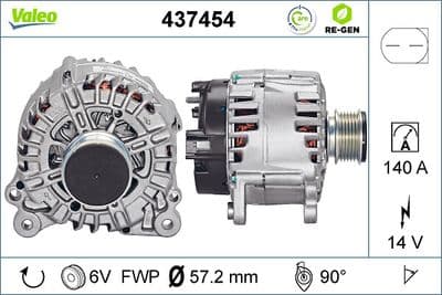 Alternador VALEO 437454