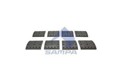 Juego de balatas de freno, freno de tambor SAMPA 096.643