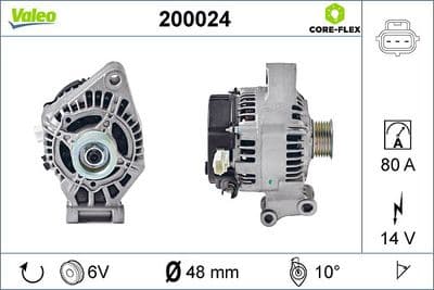 Alternador VALEO 200024