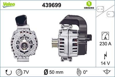 Alternador VALEO 439699
