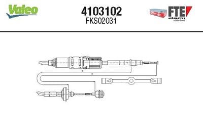 Chicote de Clutch VALEO 4103102