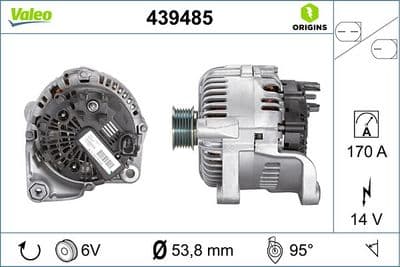 Alternador VALEO 439485