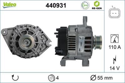 Alternador VALEO 440931