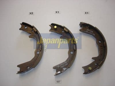 Juego de zapatas de frenos JAPANPARTS GF-507AF