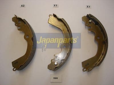 Juego de zapatas de frenos JAPANPARTS GF-586AF