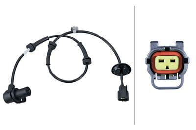 Sensor, revoluciones de la rueda HELLA 6PU 358 268-941