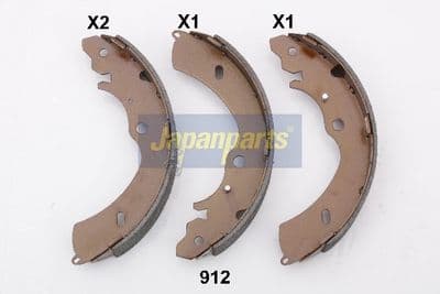 Juego de zapatas de frenos JAPANPARTS GF-912AF