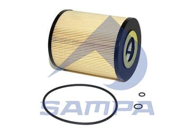 Filtro de aceite SAMPA 022.373