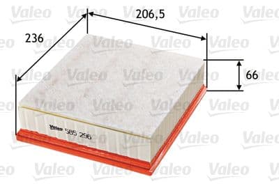 Filtro de aire VALEO 585296