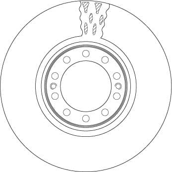 Disco de freno TRW DF5087S