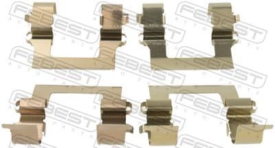 Juego de accesorios, balatas de frenos FEBEST 0403-CSF