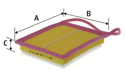 Filtro de aire VALEO 585402