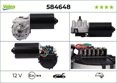 Motor del limpiaparabrisas VALEO 584648