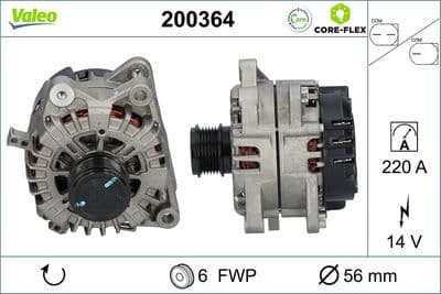Alternador VALEO 200364