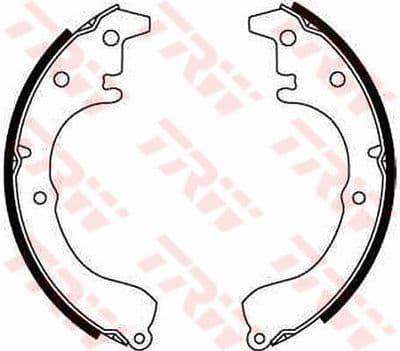 Juego de zapatas de frenos TRW GS8046