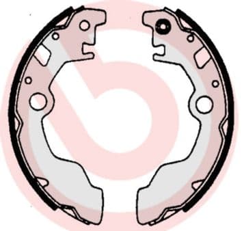 Juego de zapatas de frenos BREMBO S 78 506