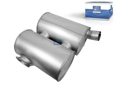 Silenciador central/posterior DT Spare Parts 7.22030
