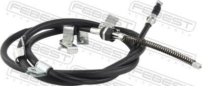 Cable de accionamiento, freno de estacionamiento FEBEST 04100-KB4TLH